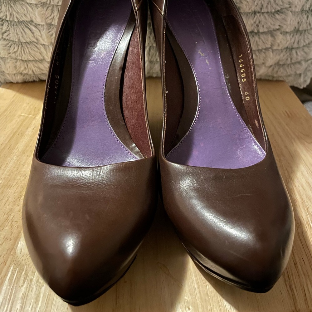 Alexander McQueen Brown Wedges